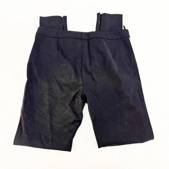 Babaton Tuxedo Slack Cream Stripe Skinny Leg Pants Split Hem Size 2 Italy Mint - Picture 5 of 9